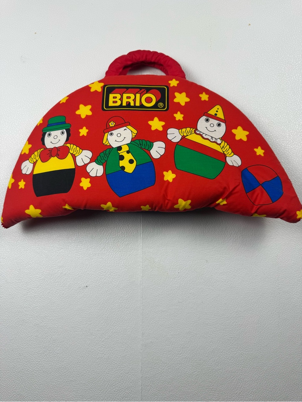 Vintage 1993 BRIO Soft Portable Activity Play Mat Doll Set 3 Figures Sweden